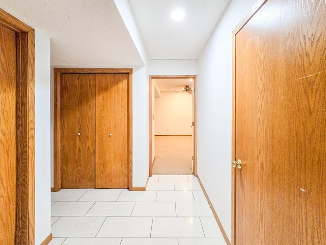 hallway with baseboards