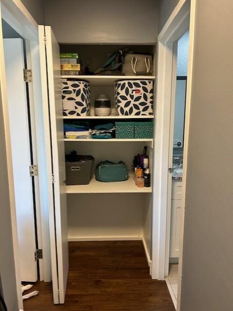 view of closet