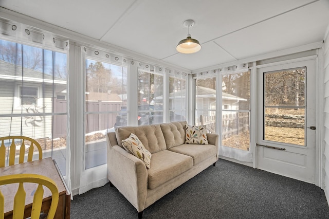 sunroom / solarium featuring a wealth of natural light