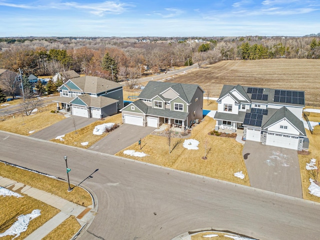 birds eye view of property featuring a residential view