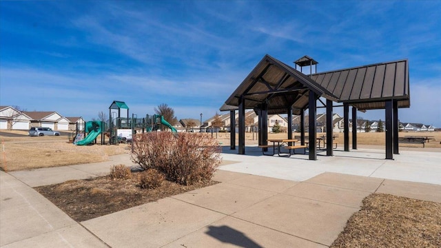 view of home's community with playground community