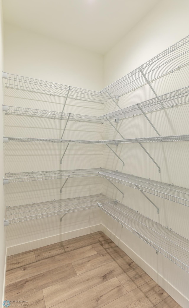view of storage area