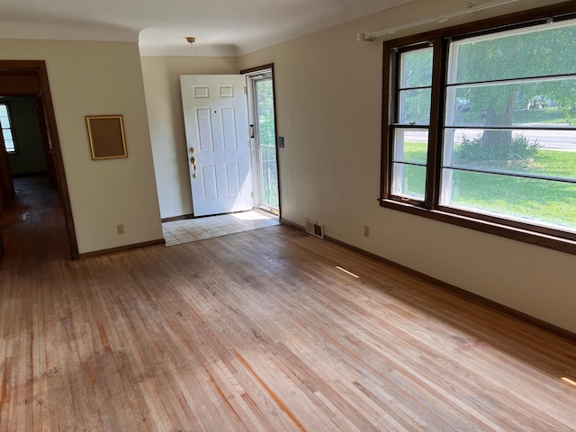 1711 Winnetka Ave N, Golden Valley, MN 55427 - entrance foyer featuring light wood-style floors and baseboards
