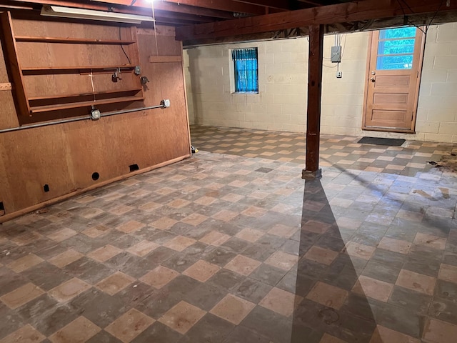 1711 Winnetka Ave N, Golden Valley, MN 55427 - basement with concrete block wall