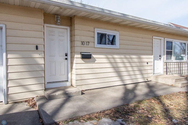 view of property entrance