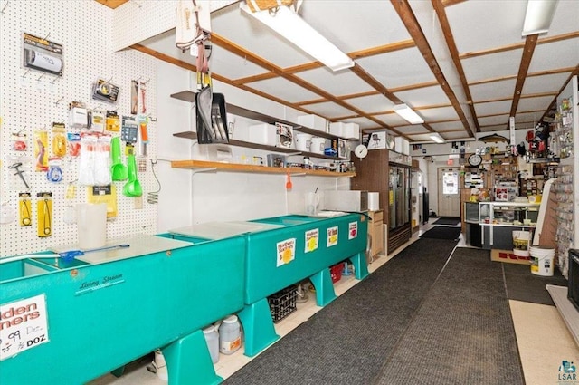3729 2nd St, Superior, WI 54880 - garage with a workshop area