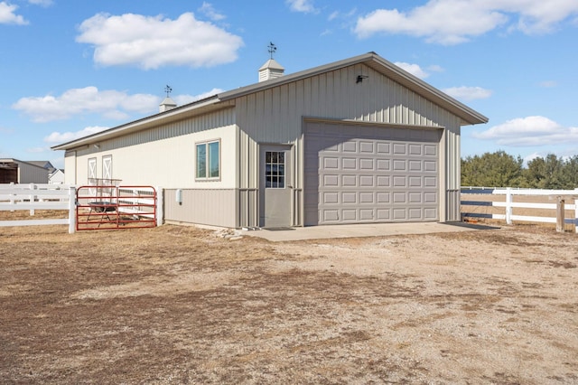 exterior space featuring fence