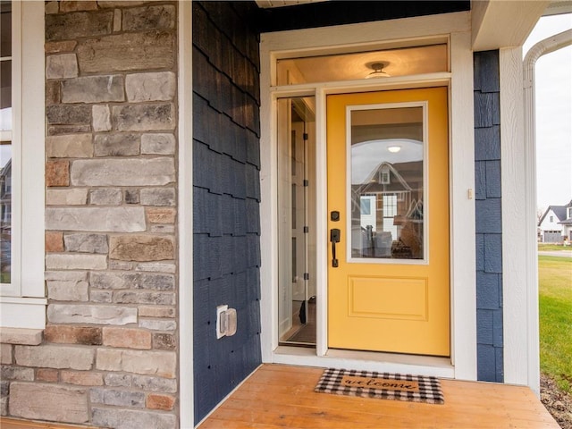 view of entrance to property