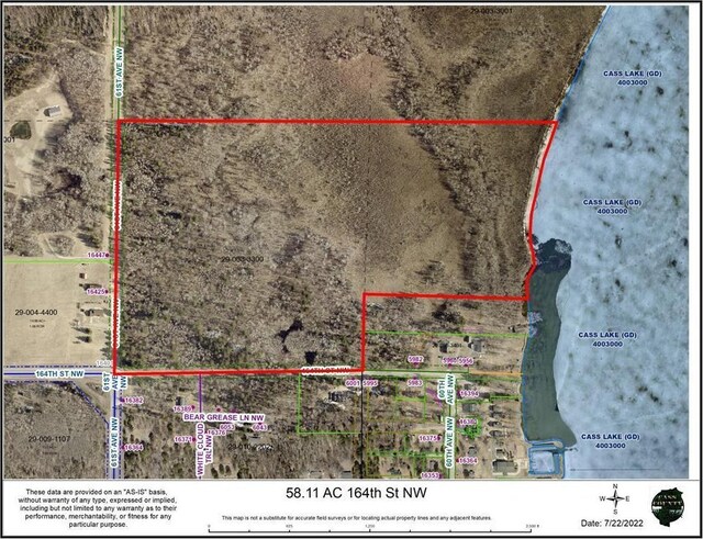 58.11AC 164th St NW, Pike Bay Twp, MN 56633