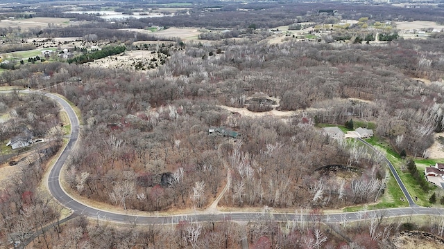 aerial view with a view of trees