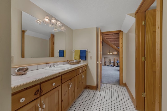 1356 119th St NW, Silver Creek Twp, MN 55362 - bathroom featuring baseboards and vanity