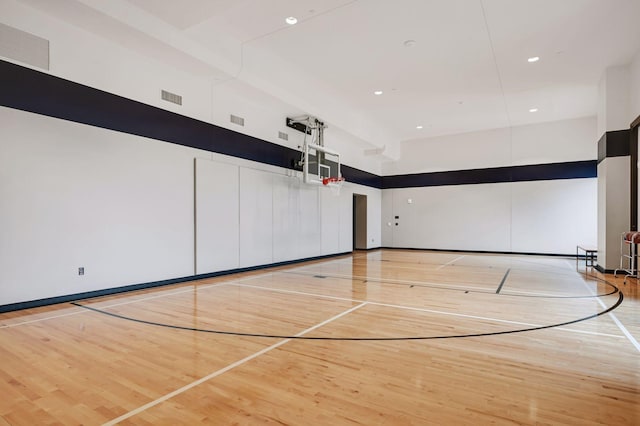 view of sport court featuring community basketball court