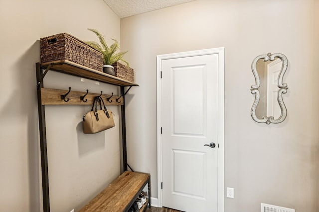 mudroom with visible vents