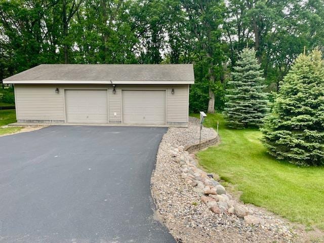 26909 Lake Ethel Rd, Girard Twp, MN 56515 - view of detached garage