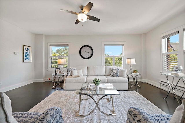 79 Western Ave N Unit 308, Saint Paul, MN 55102 - living room with healthy amount of natural light and baseboards