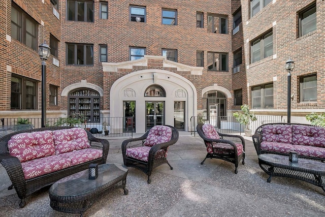 79 Western Ave N Unit 308, Saint Paul, MN 55102 - view of patio with outdoor lounge area