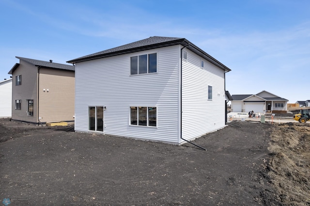 view of back of property