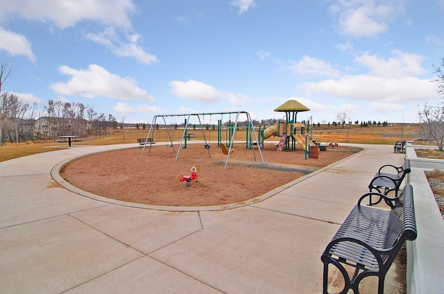 view of community playground