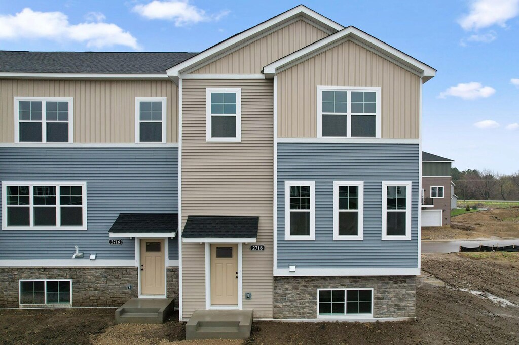 2718 Kepler Ave NE, Saint Michael, MN 55376 - view of front of property with a shingled roof and stone siding