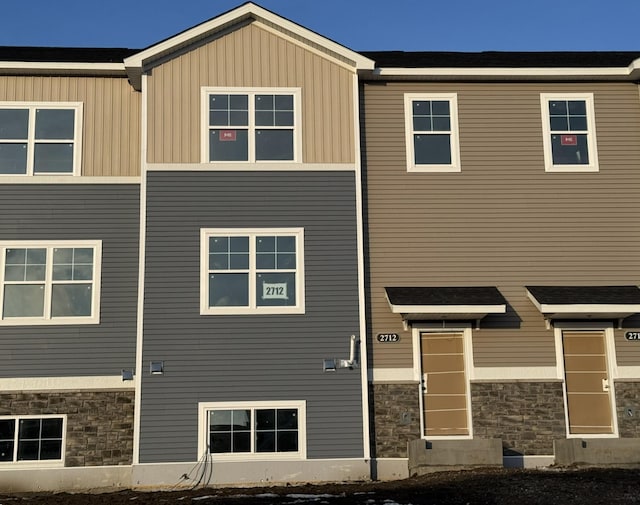 view of front of property with board and batten siding