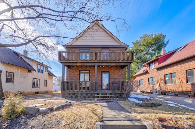 view of front of house featuring a porch