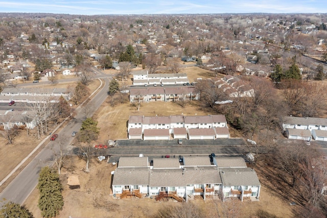 birds eye view of property featuring a residential view