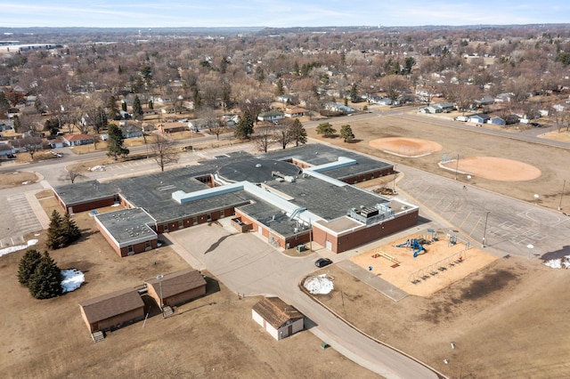 birds eye view of property featuring a residential view