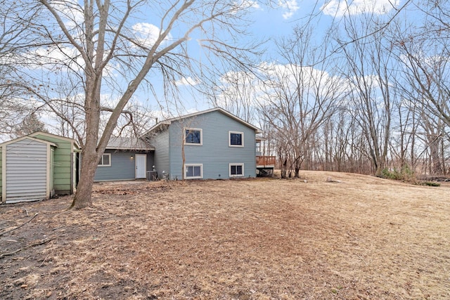 view of rear view of house