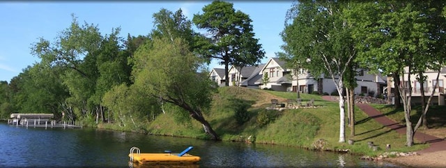 water view featuring a residential view