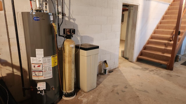 utilities featuring water heater