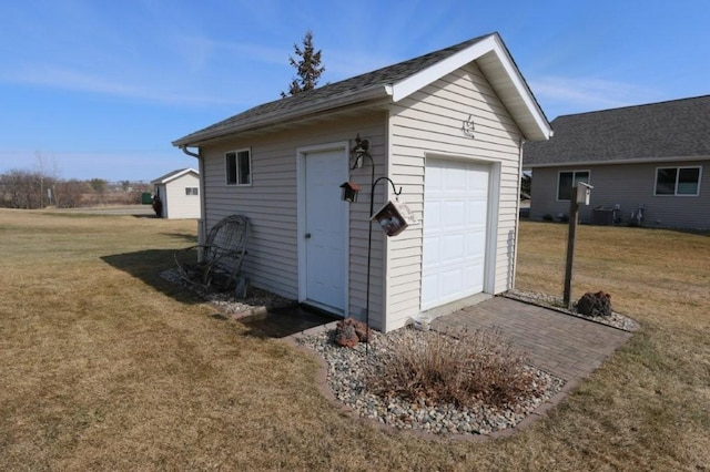 view of outbuilding with an outbuilding