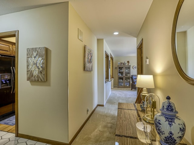 8621 Basswood Rd Unit 33, Eden Prairie, MN 55344 - hall featuring light carpet and baseboards
