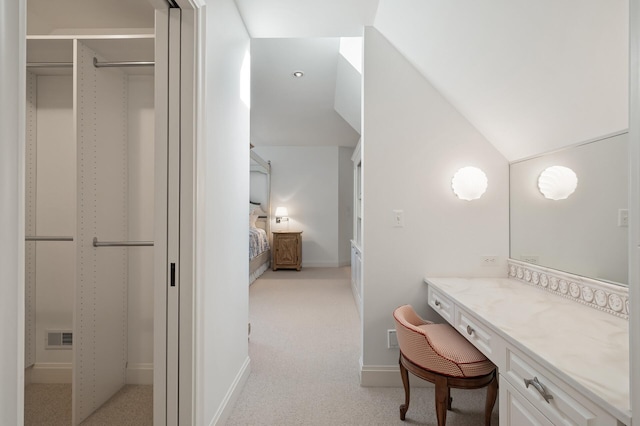 781 Ferndale Rd N, Orono, MN 55391 - bathroom with baseboards, ensuite bathroom, vanity, and visible vents