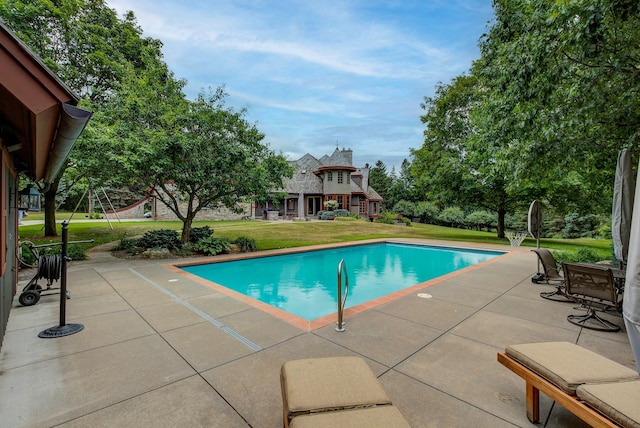 781 Ferndale Rd N, Orono, MN 55391 - pool featuring a yard and a patio
