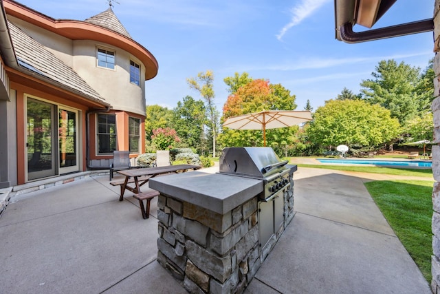 781 Ferndale Rd N, Orono, MN 55391 - view of patio / terrace featuring area for grilling, an outdoor pool, and grilling area