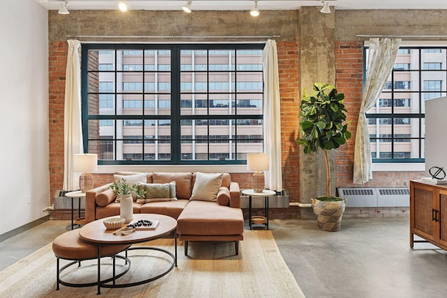 250 Park Ave Unit 606, Minneapolis, MN 55415 - community lobby with brick wall