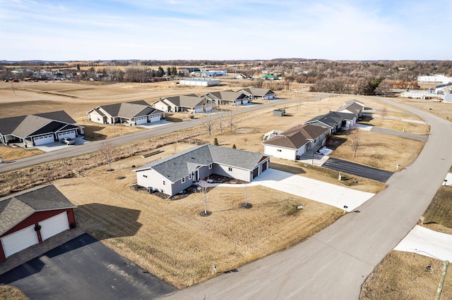 birds eye view of property featuring a residential view