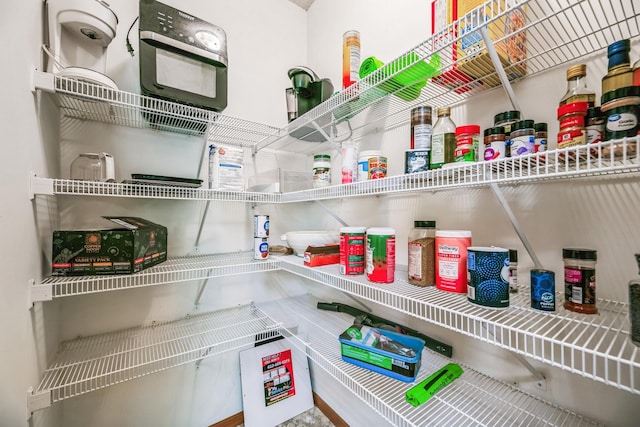 view of pantry