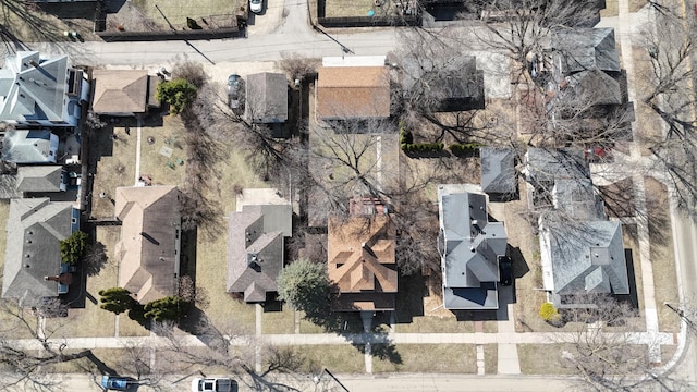 birds eye view of property featuring a residential view
