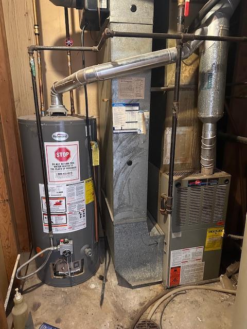 utilities with gas water heater