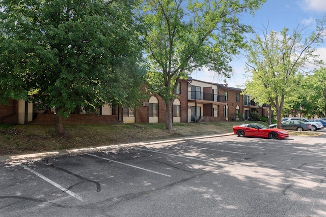 view of uncovered parking lot