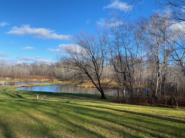 view of yard with a water view