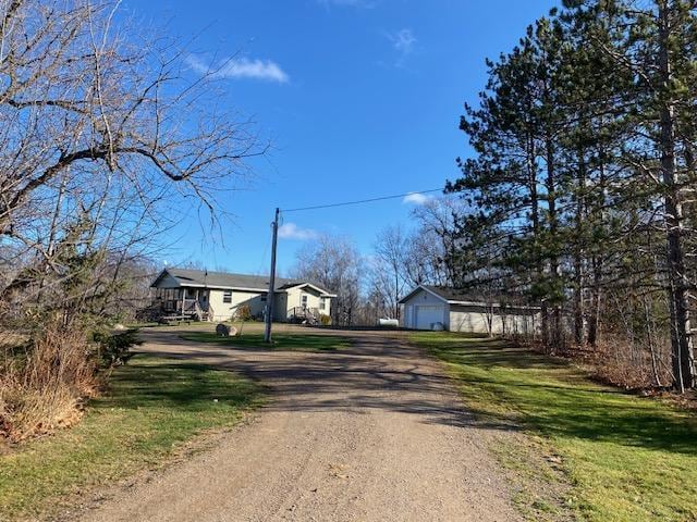 view of street with driveway