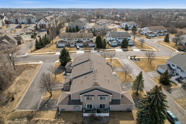 birds eye view of property featuring a residential view