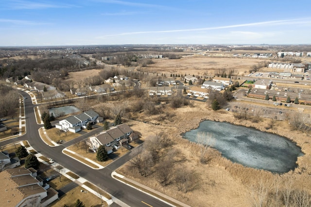 aerial view featuring a residential view