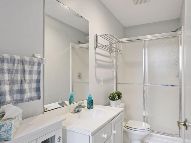 3011 Inverness Ln, Mound, MN 55364 - full bath with vanity, a shower stall, and toilet