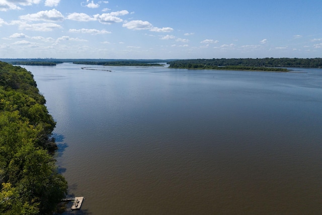 property view of water