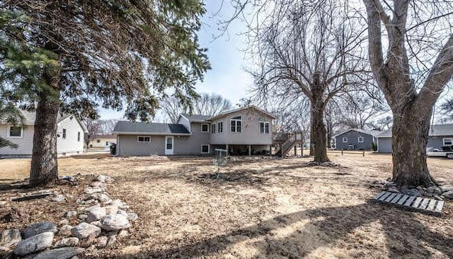 view of rear view of property