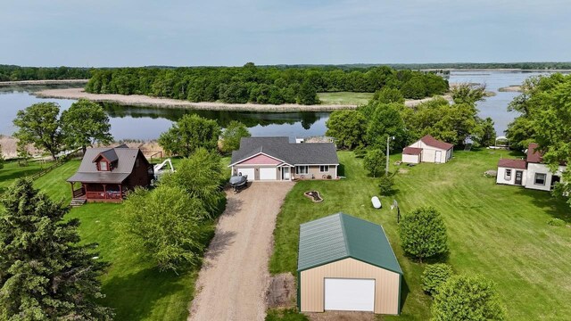 32406 Starland Shore Dr, Dent, MN 56528 - drone / aerial view of a nearby body of water