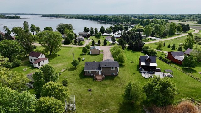 32406 Starland Shore Dr, Dent, MN 56528 - drone / aerial view of a nearby body of water
